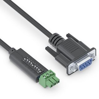 Konfigurierbares RS232 Kabel mit DIP-Switch