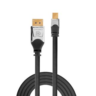 2m CROMO Mini DisplayPort an DisplayPort Kabel (Lindy 36312)