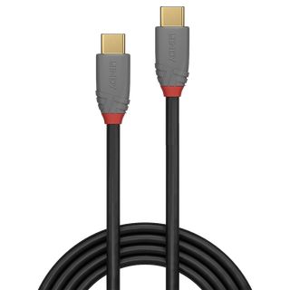 0.5m USB 3.1 Typ C Kabel, 5A PD, Anthra Line (Lindy 36900)