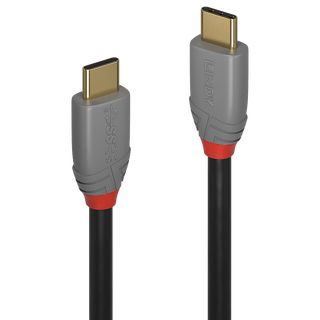 1.5m USB 3.1 Typ C Kabel, 5A PD, Anthra Line (Lindy 36902)