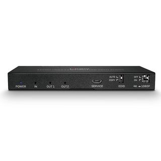2 Port HDMI 18G Splitter mit Audio & Downscaling (Lindy 38230)