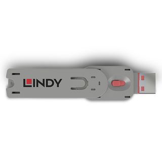 Schlssel fr USB Port Schloss, pink (Lindy 40620)