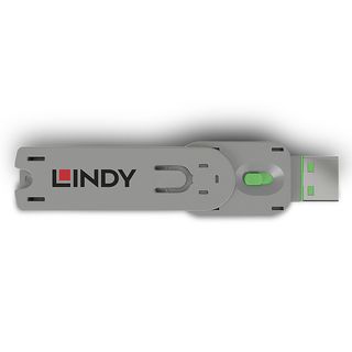 Schlssel fr USB Port Schloss, grn (Lindy 40621)