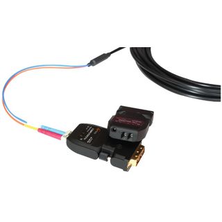 OR.fiber - DVI-D ber Glasfaser (2LC) Set mit 1 Netzteil