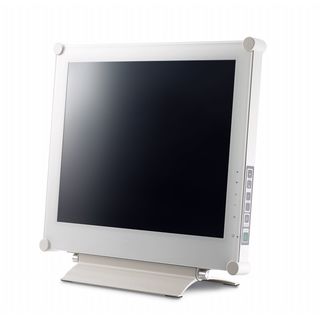 DiMedDisplay-19 - medizinischer 19 Monitor mit Schutzglas und Videoeingngen in wei
