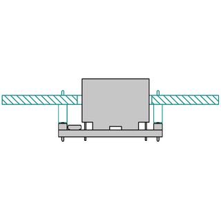 EN-100L - Netzwerkisolator fr die Leiterplattenmontage, 10/100/1000 Mbit/s, Class D Performance, Stiftleisten oben