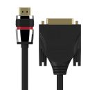 Zertifiziertes 2K HDMI / DVI Kabel – 1,00m