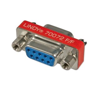 Mini-Adapter 9 pol. Sub-D-Kupplung an 9 pol. Sub-D-Kupplung (Lindy 70072)