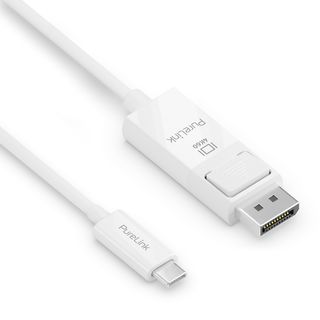 Premium 4K USB-C / DisplayPort Kabel ? 2,00m, wei