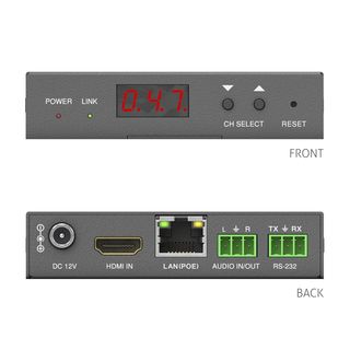HDMI IP Transmitter, H.264 / 265 IP-Streaming-Decoder mit Video Wall